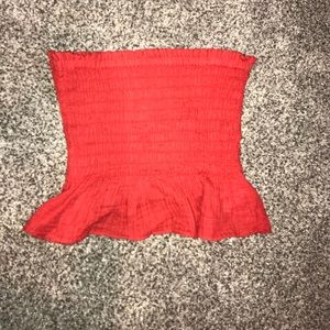 Red American Eagle Tube Top